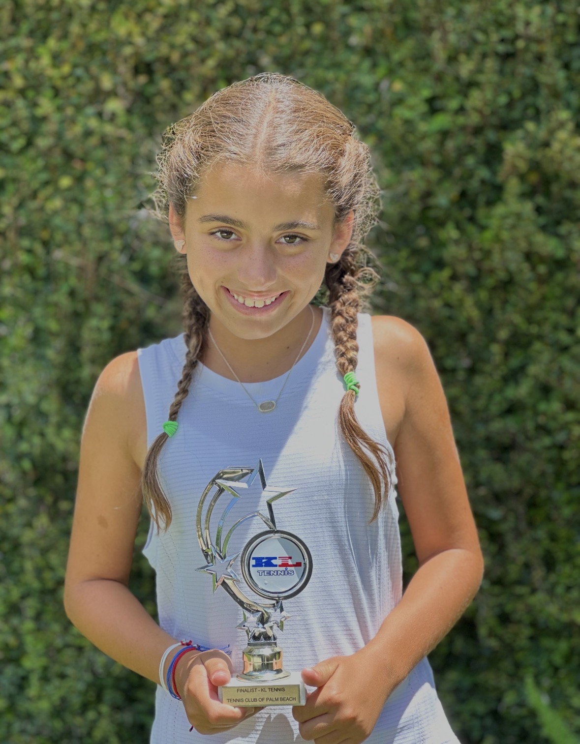 Emelia, junior tennis player