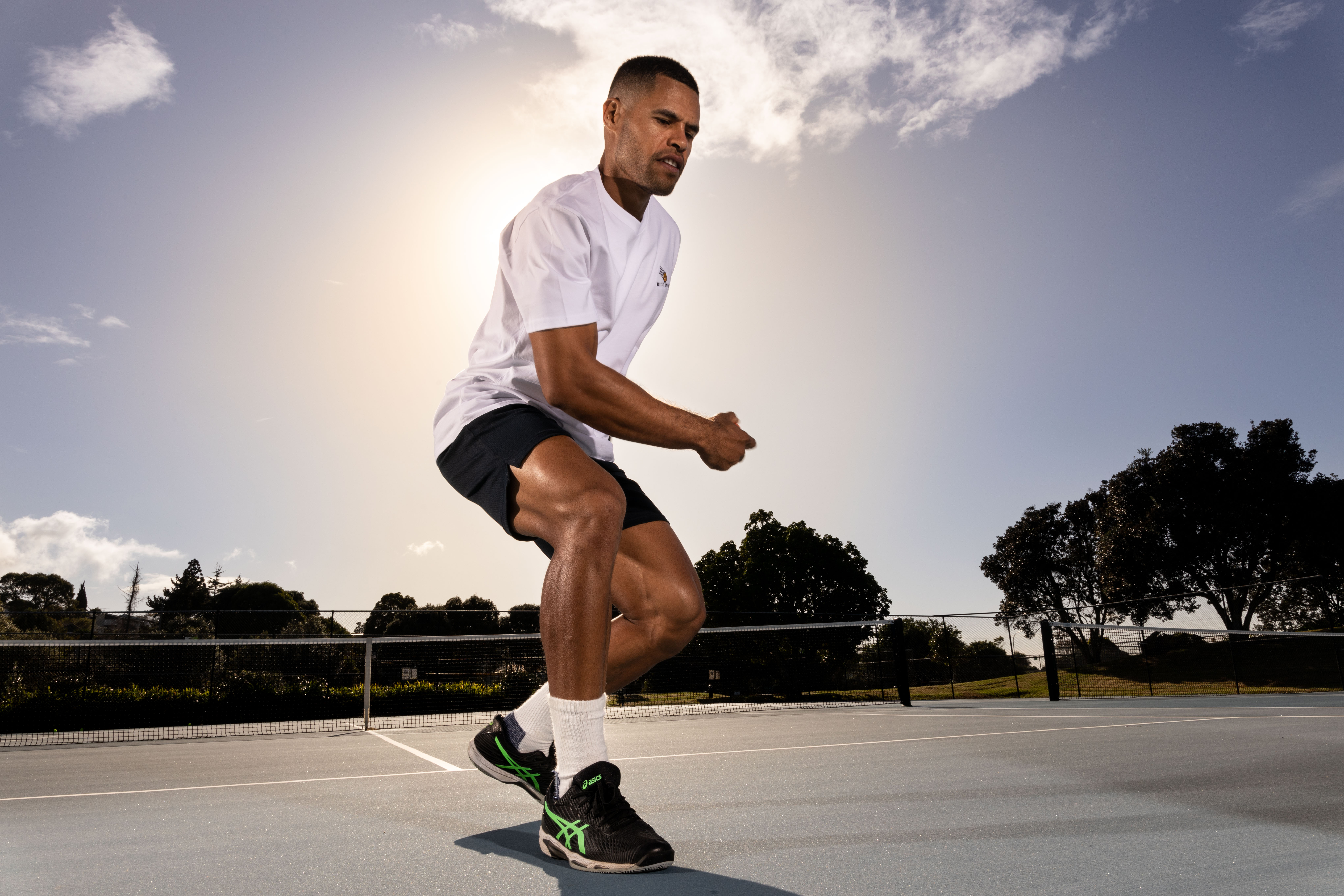 Explosive tennis movement on court
